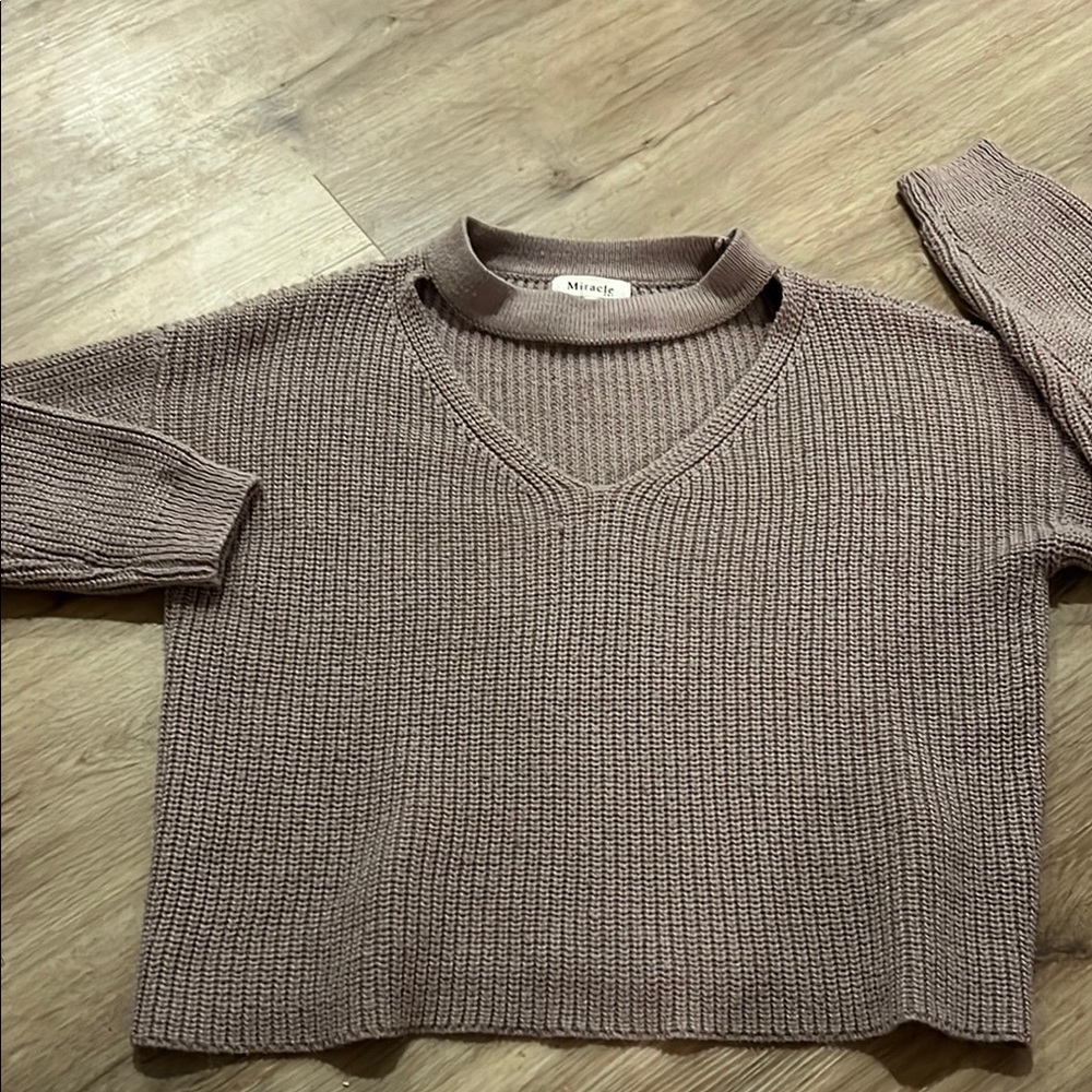 Miracle Rose Knit Sweater